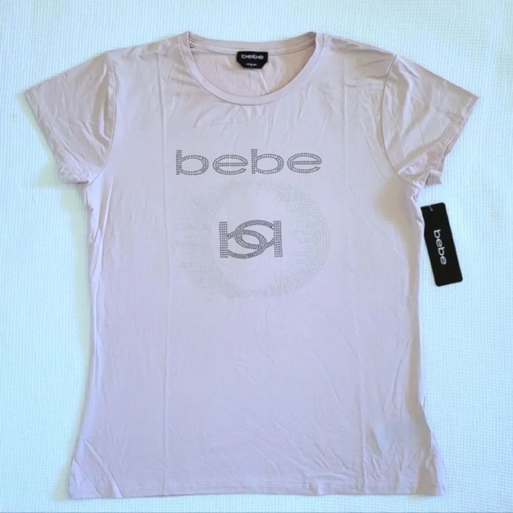 bebe Mirrored🪞 "bb" Rhinestone💎 Top - NWT